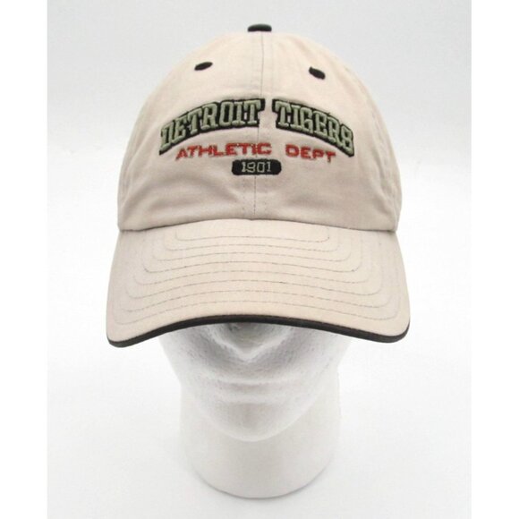 Detroit Tigers MLB Hat by New Era – Vintage Khaki Cap Adjustable - Picture 9 of 15